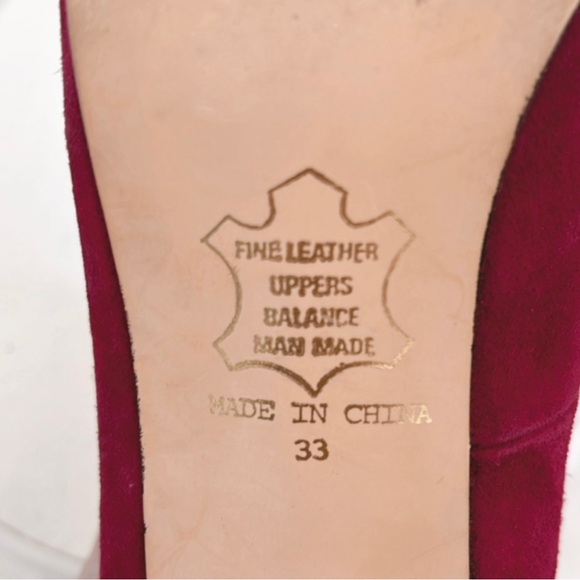 Vintage Jasmin Leather Mesh Booties Magenta Pink Heels Women 6.5 Fairycore - Picture 12 of 13